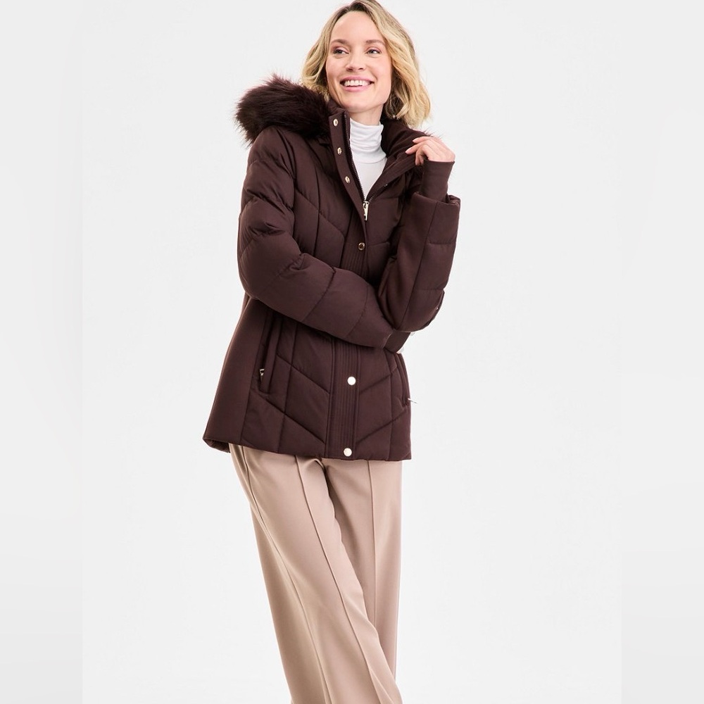 *NWT* Michael Kors Chocolate Brown Jacket - XXL